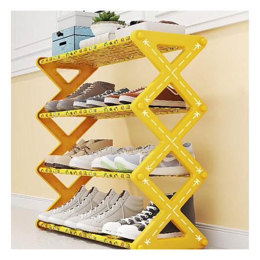 Zapatero Zig Zag de 4 niveles horizontal