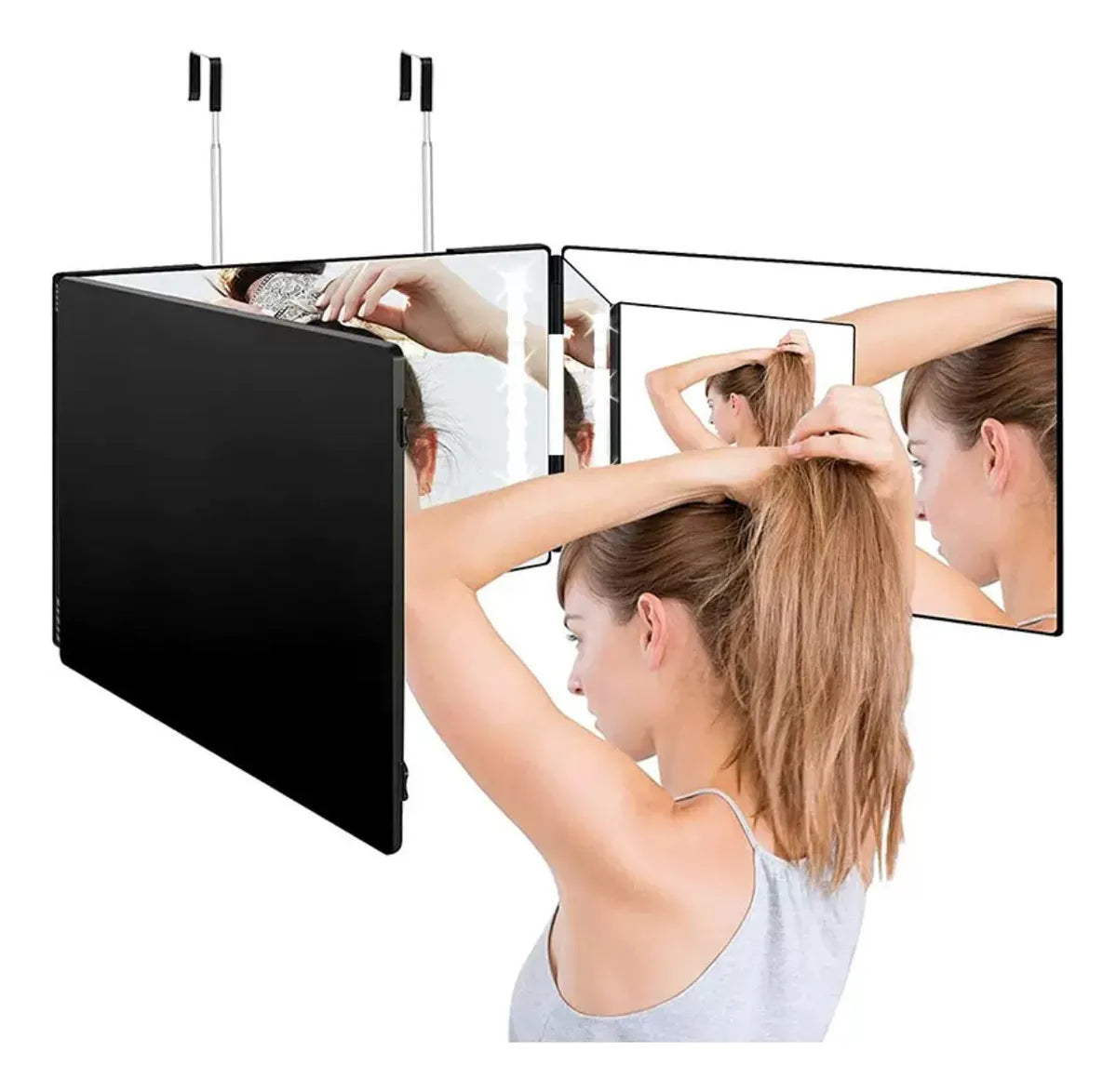 Espejo De 3 Vías De Corte De Pelo