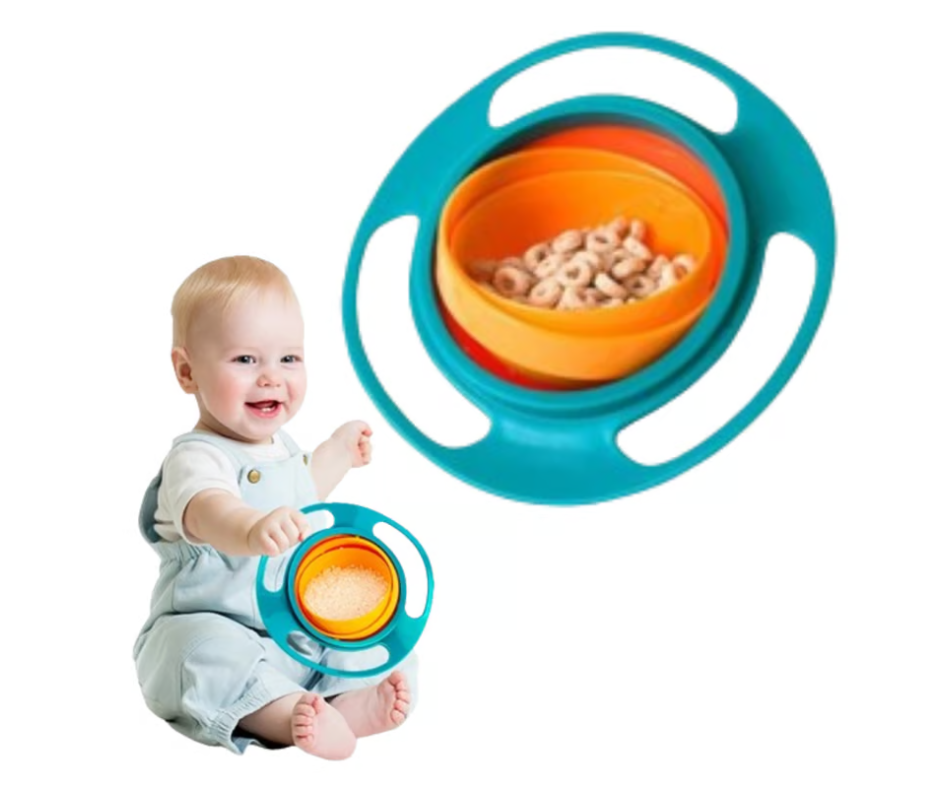 Plato Bowl 360° Antiderrame Para Bebé