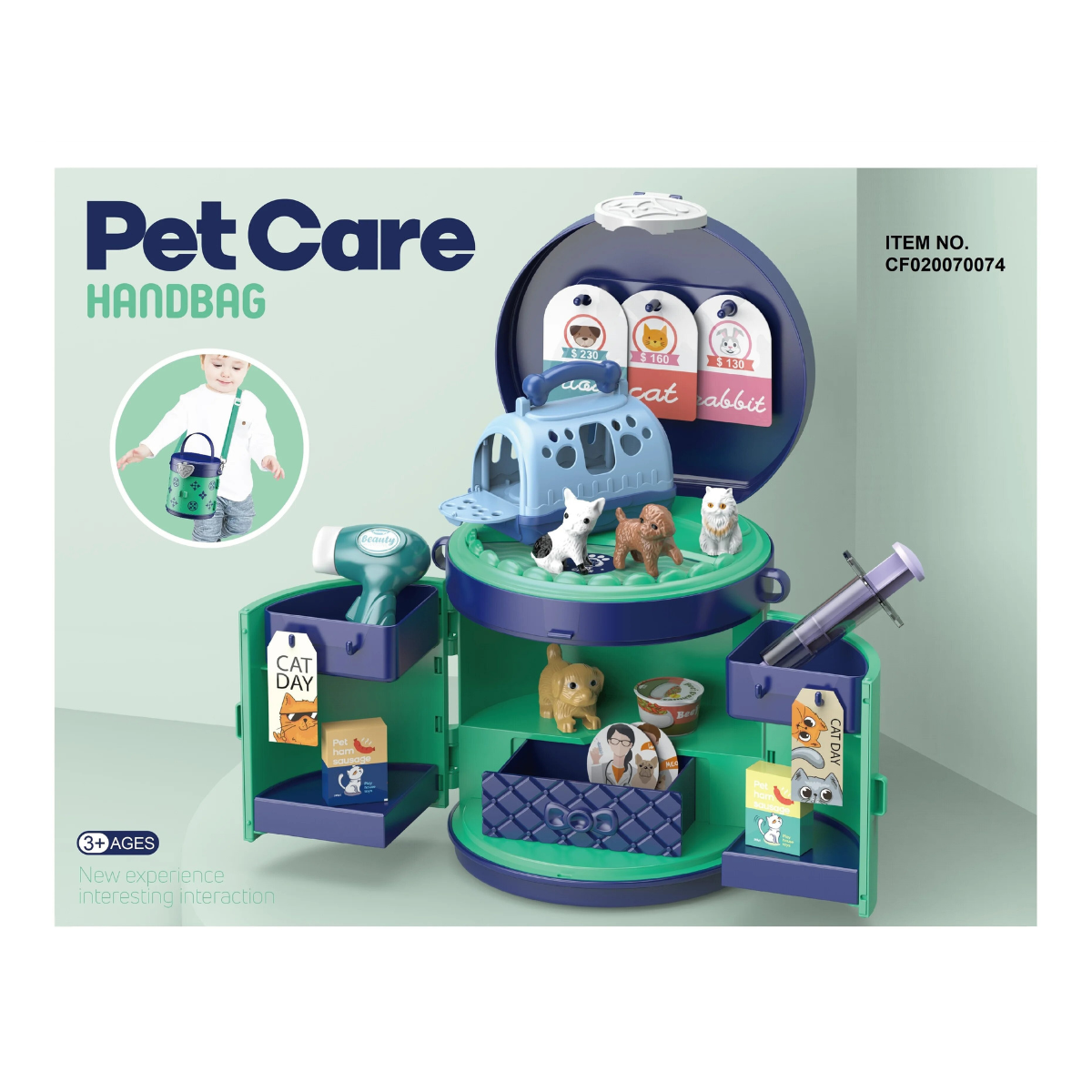 Bolsa de juguetes de Rol para niños