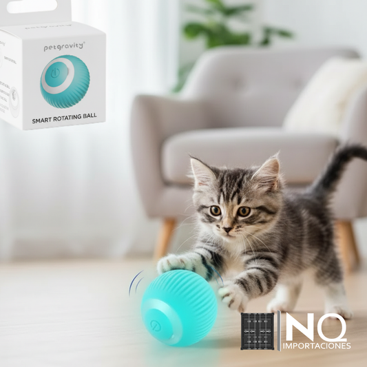 Pet Gravity Juguete Gato Bola Interactivo Inteligente Recargable