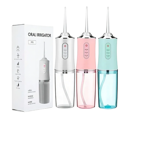 Irrigador Dental Portátil Recargable — Limpieza Profunda con Hilo de Agua