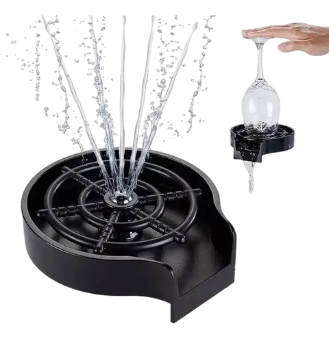 Lavaplatos Automático para Vasos en Acero Inoxidable — Limpieza 360°