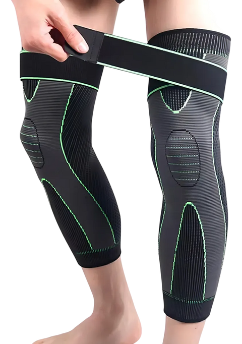 Rodilleras Deportivas de Compresión Larga — Pack x2